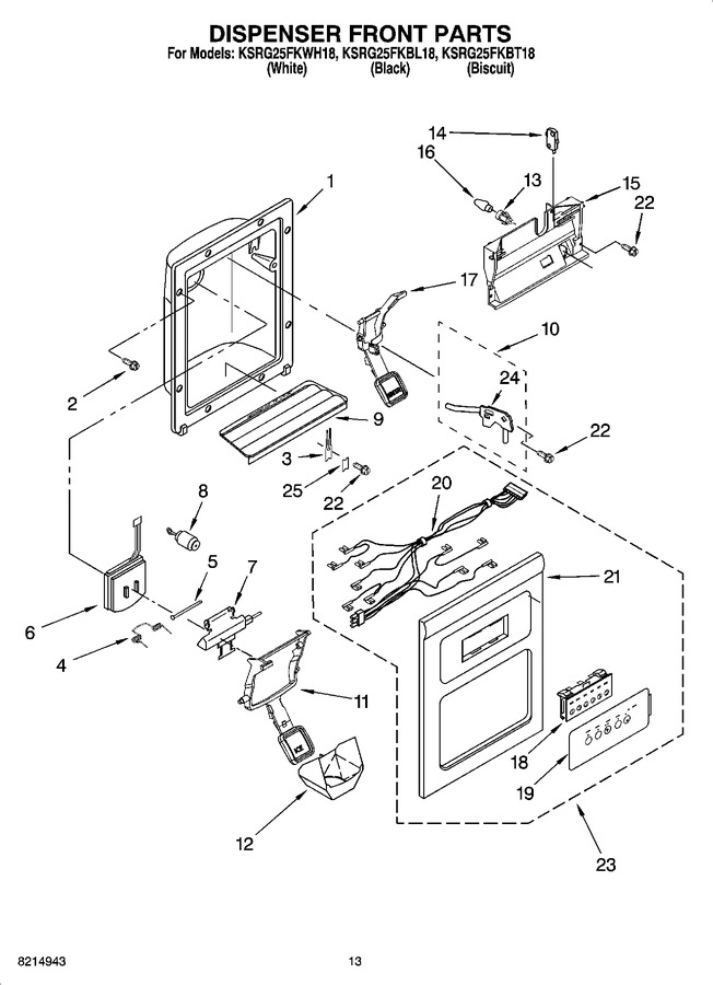 Diagram for KSRG25FKBT18