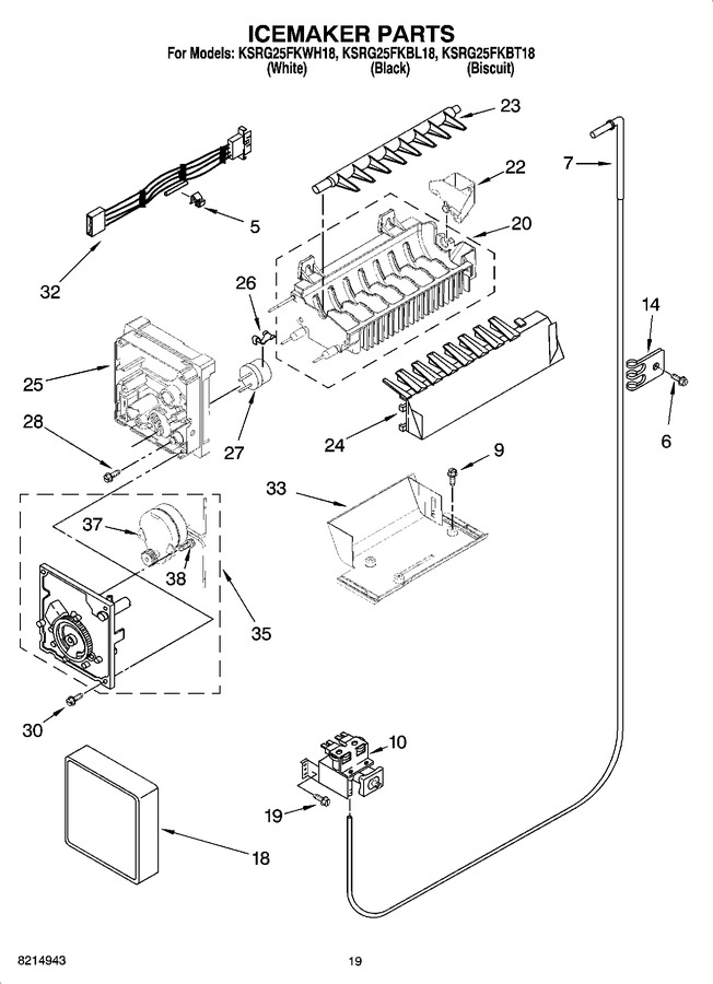 Diagram for KSRG25FKBT18