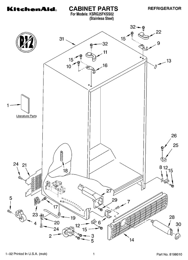 Diagram for KSRG25FKSS02