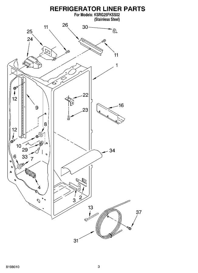 Diagram for KSRG25FKSS02