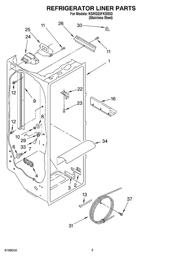 Diagram for KSRG25FKSS03