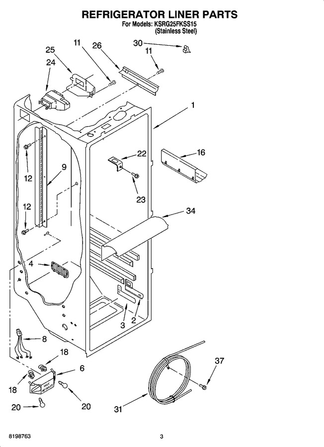 Diagram for KSRG25FKSS15