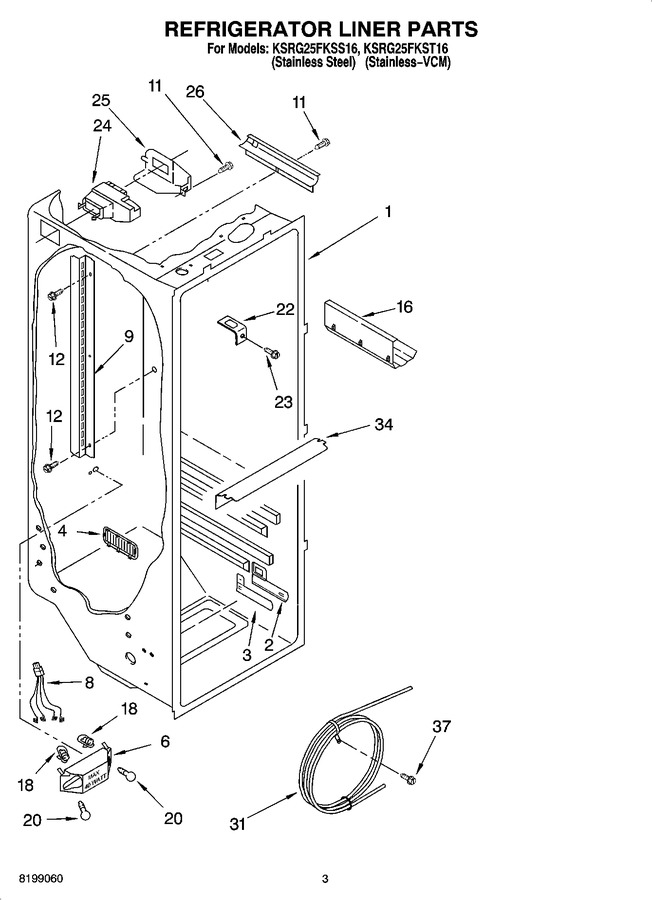 Diagram for KSRG25FKSS16