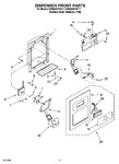 Diagram for 08 - Dispenser Front Parts
