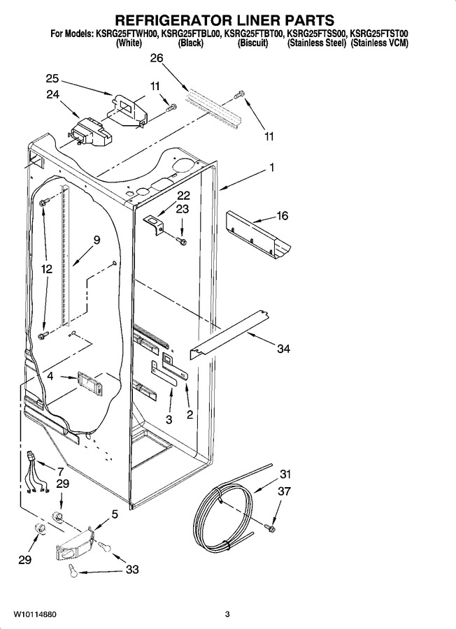 Diagram for KSRG25FTBL00
