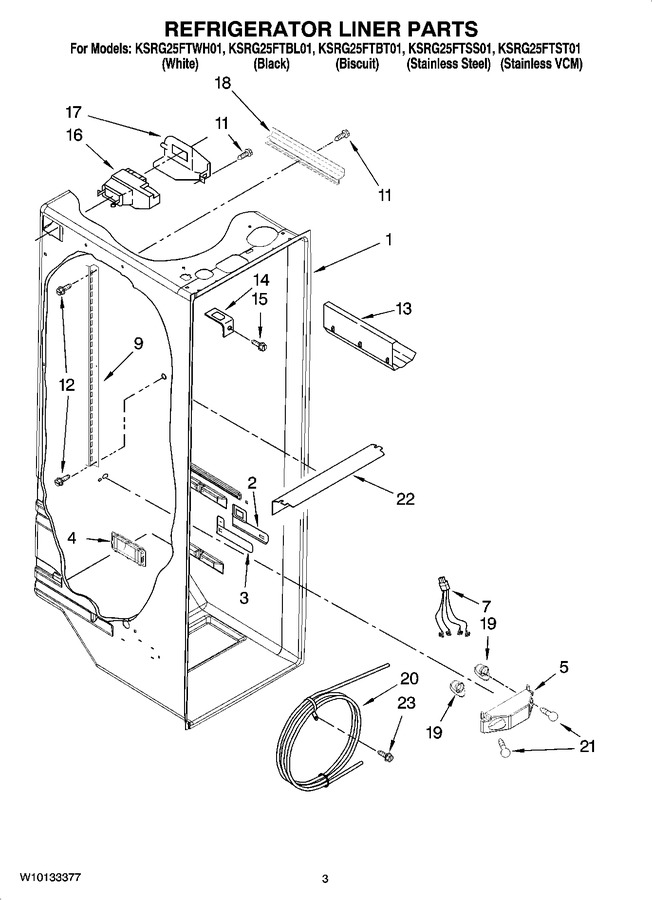 Diagram for KSRG25FTBL01