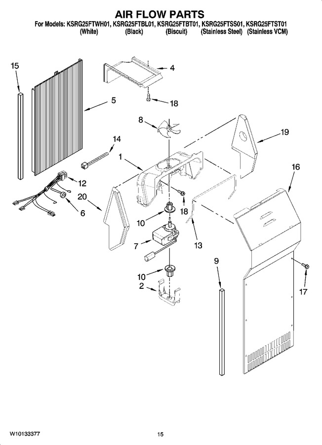 Diagram for KSRG25FTBL01