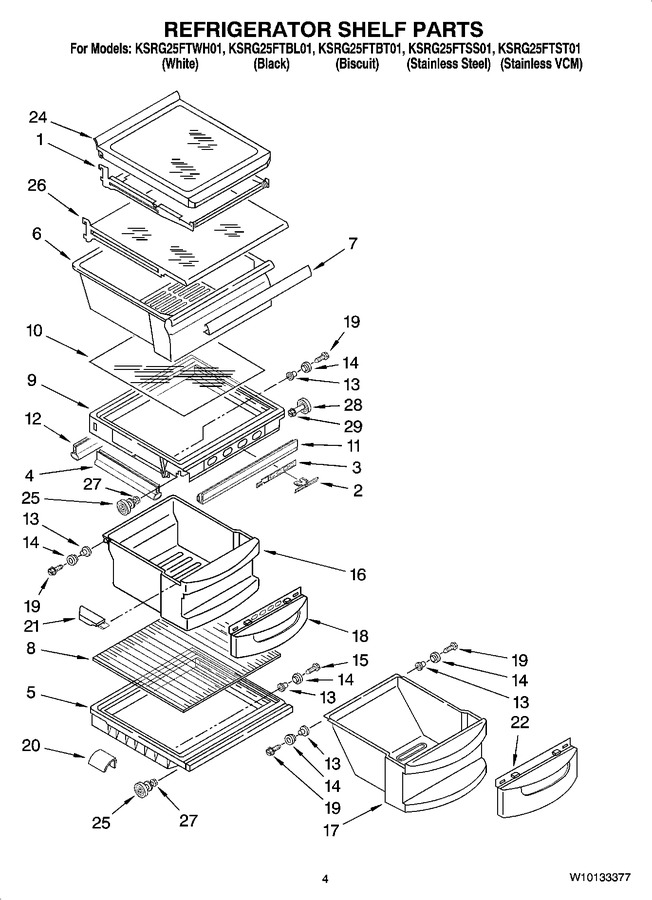 Diagram for KSRG25FTBL01