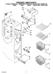 Diagram for 04 - Freezer Liner Parts
