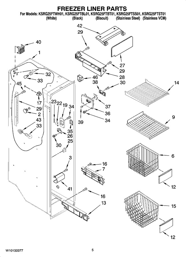 Diagram for KSRG25FTBL01