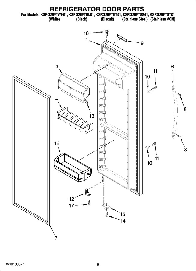 Diagram for KSRG25FTBL01
