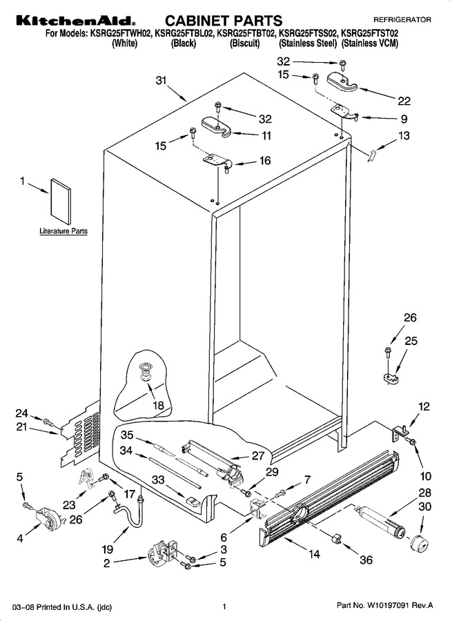 Diagram for KSRG25FTST02