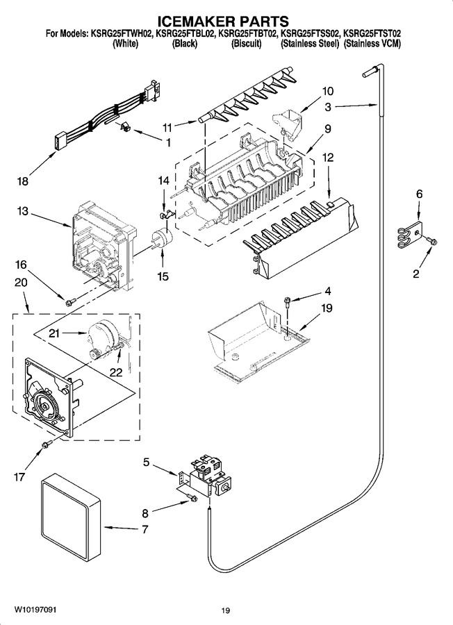 Diagram for KSRG25FTST02