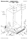 Diagram for 01 - Cabinet Parts