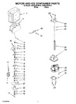 Diagram for 05 - Motor And Ice Container Parts