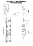 Diagram for 05 - Motor And Ice Container Parts