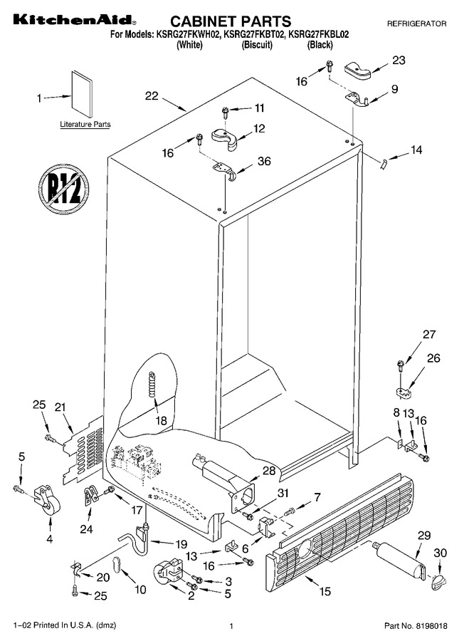 Diagram for KSRG27FKBT02