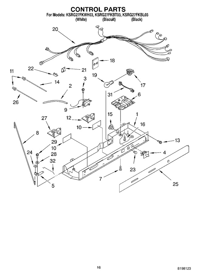 Diagram for KSRG27FKBL03