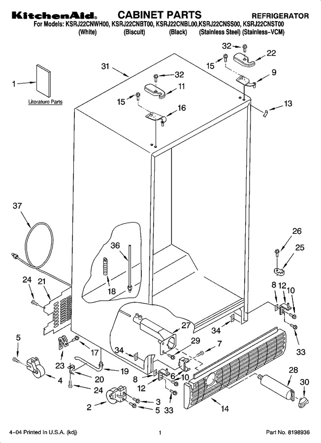 Diagram for KSRJ22CNSS00