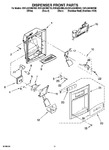 Diagram for 08 - Dispenser Front Parts