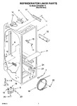 Diagram for 02 - Refrigerator Liner Parts