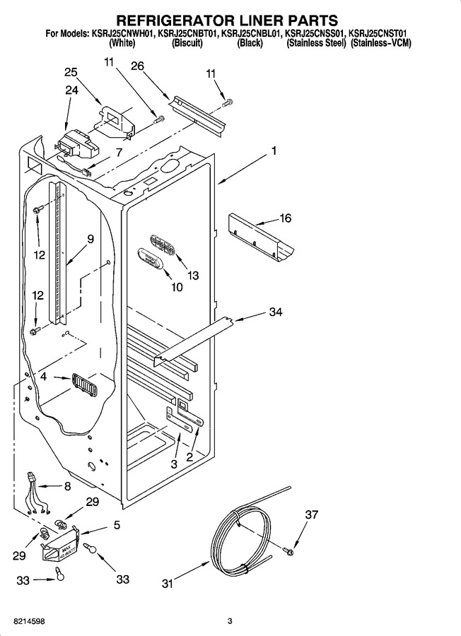 Diagram for KSRJ25CNBL01