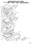Diagram for 03 - Refrigerator Shelf Parts