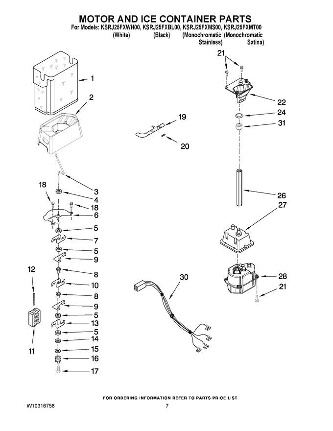 Diagram for KSRJ25FXWH00