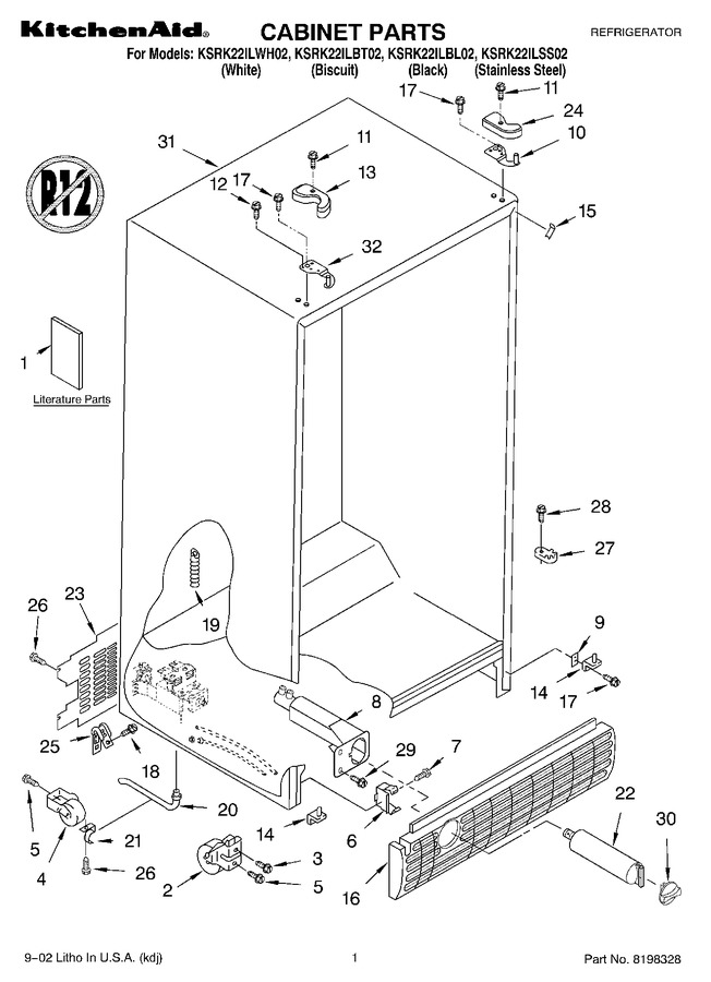 Diagram for KSRK22ILWH02