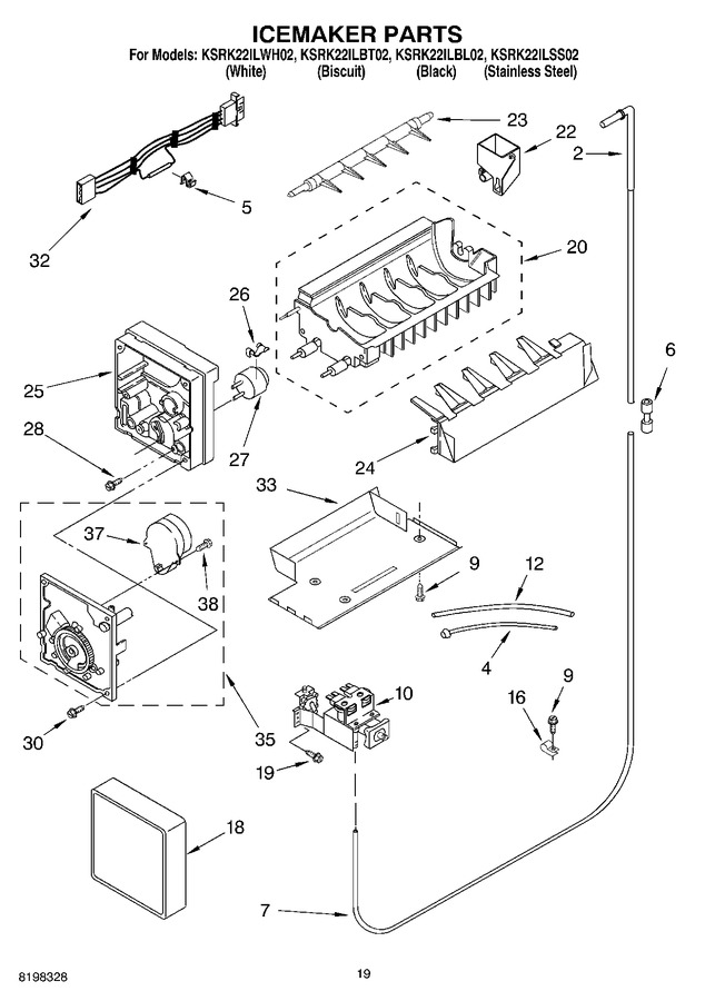 Diagram for KSRK22ILBT02