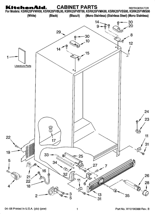 Diagram for KSRK25FVBT00