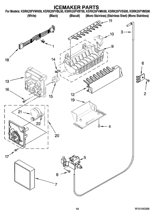 Diagram for KSRK25FVBT00