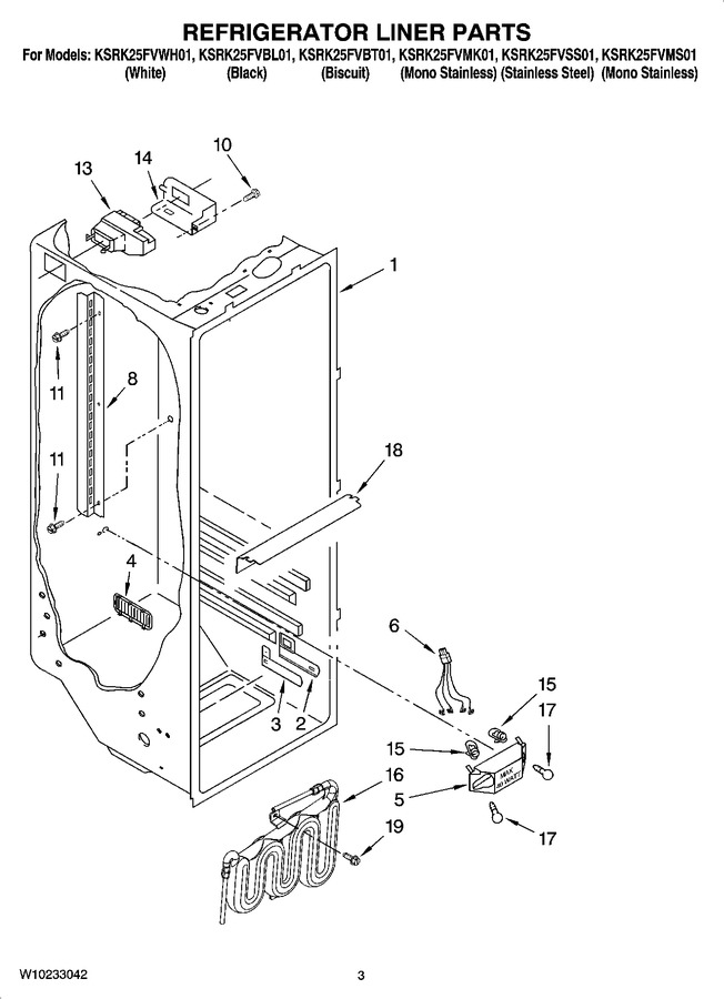 Diagram for KSRK25FVBL01