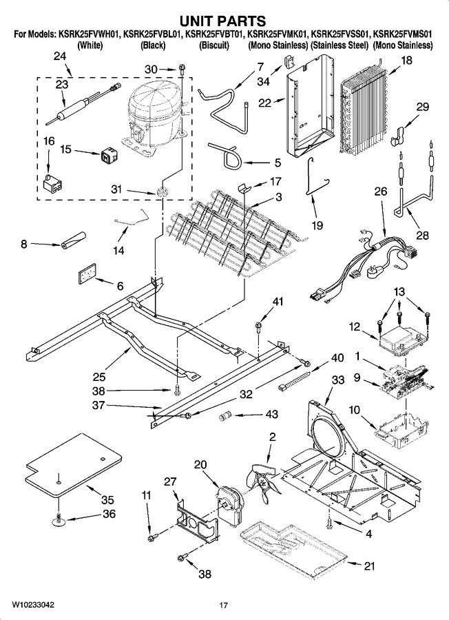 Diagram for KSRK25FVBL01