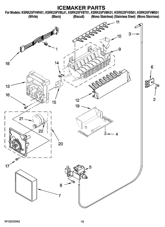 Diagram for KSRK25FVBL01