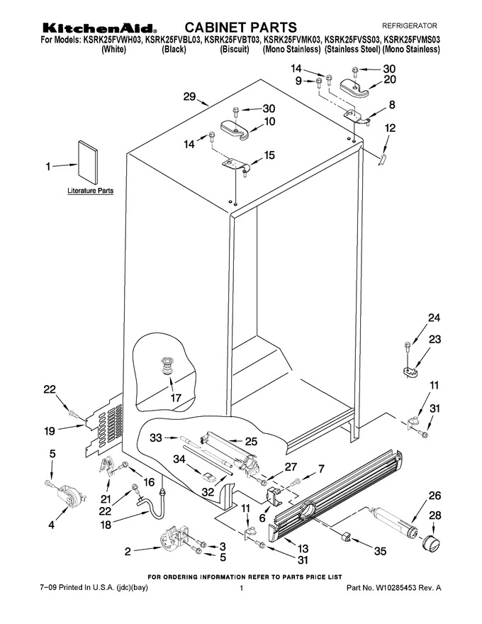 Diagram for KSRK25FVBL03