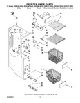 Diagram for 04 - Freezer Liner Parts