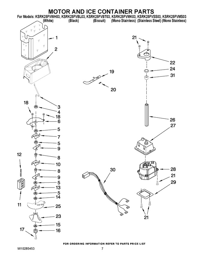 Diagram for KSRK25FVBL03