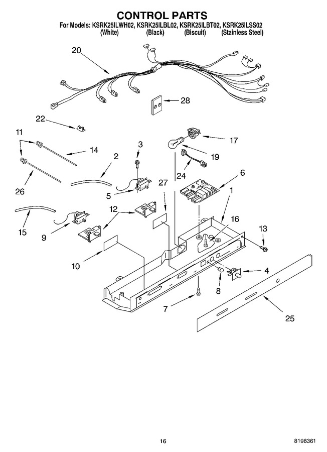 Diagram for KSRK25ILBT02