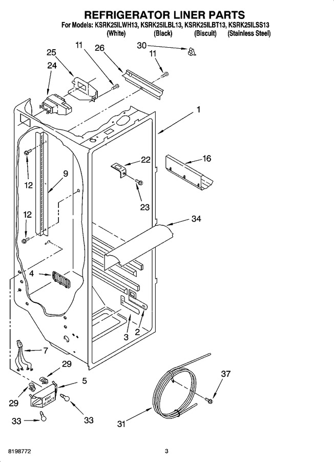 Diagram for KSRK25ILBT13