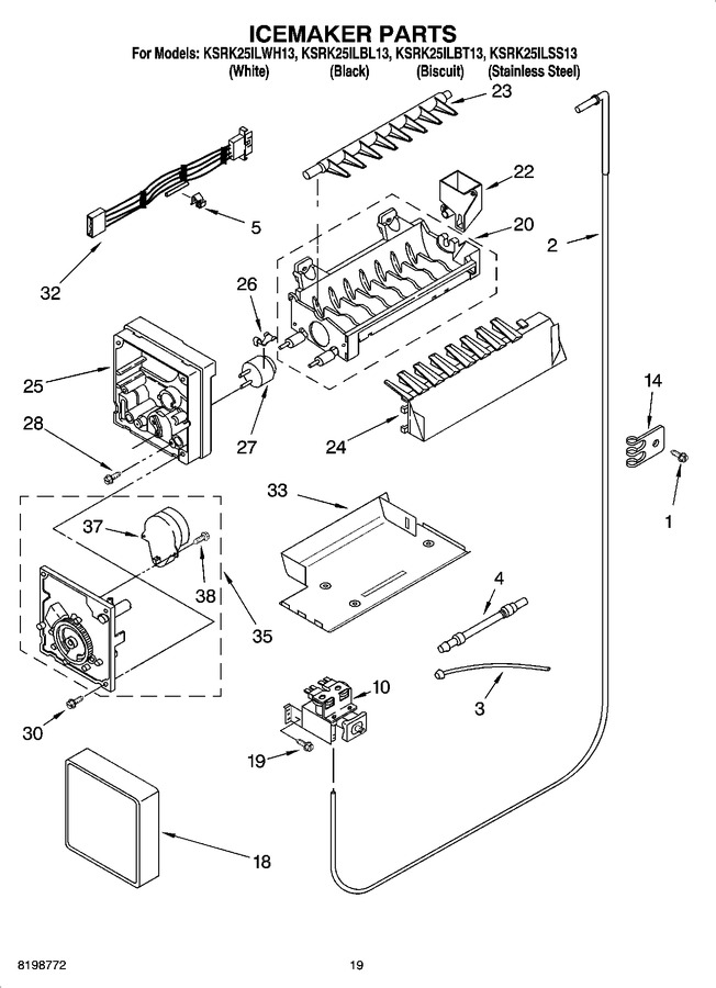 Diagram for KSRK25ILSS13