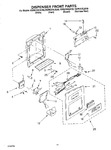 Diagram for 08 - Dispenser Front Parts