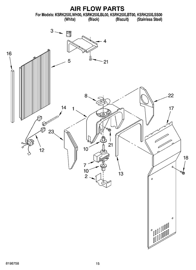 Diagram for KSRK25XLSS00