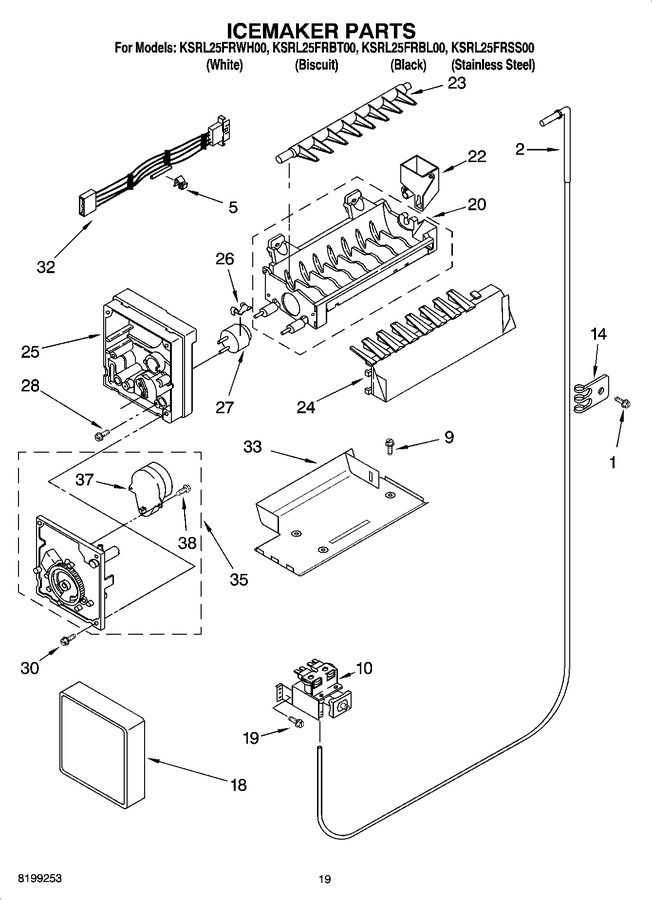 Diagram for KSRL25FRBL00