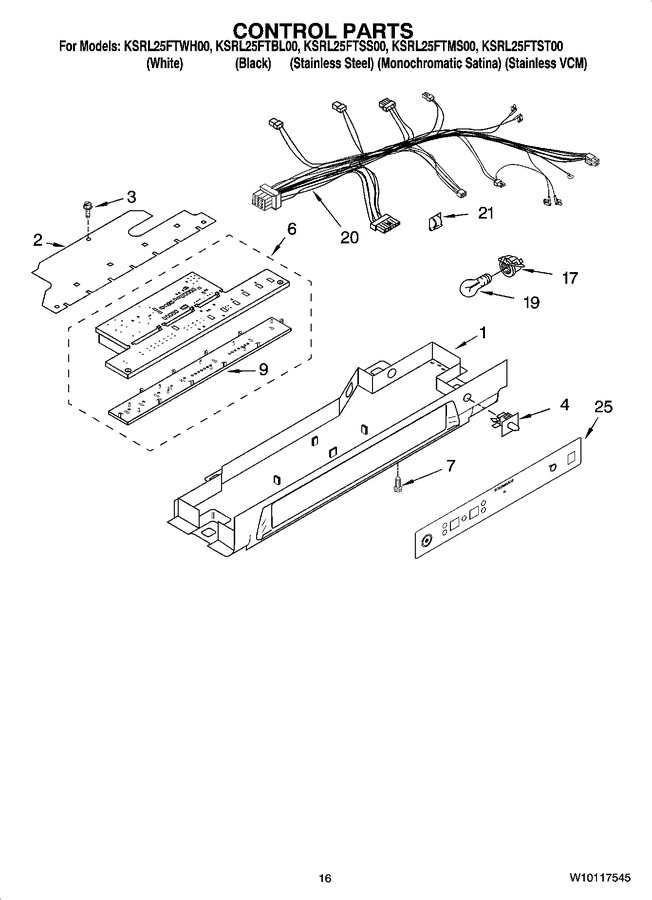 Diagram for KSRL25FTWH00