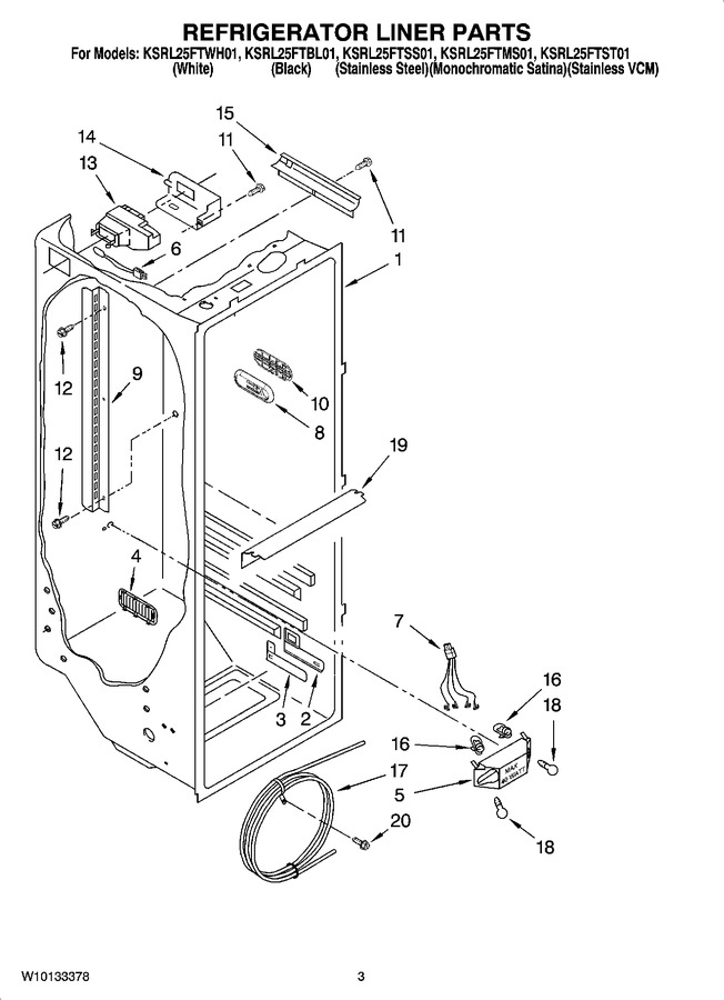 Diagram for KSRL25FTMS01