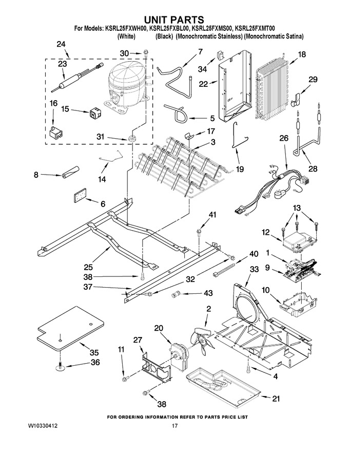 Diagram for KSRL25FXWH00