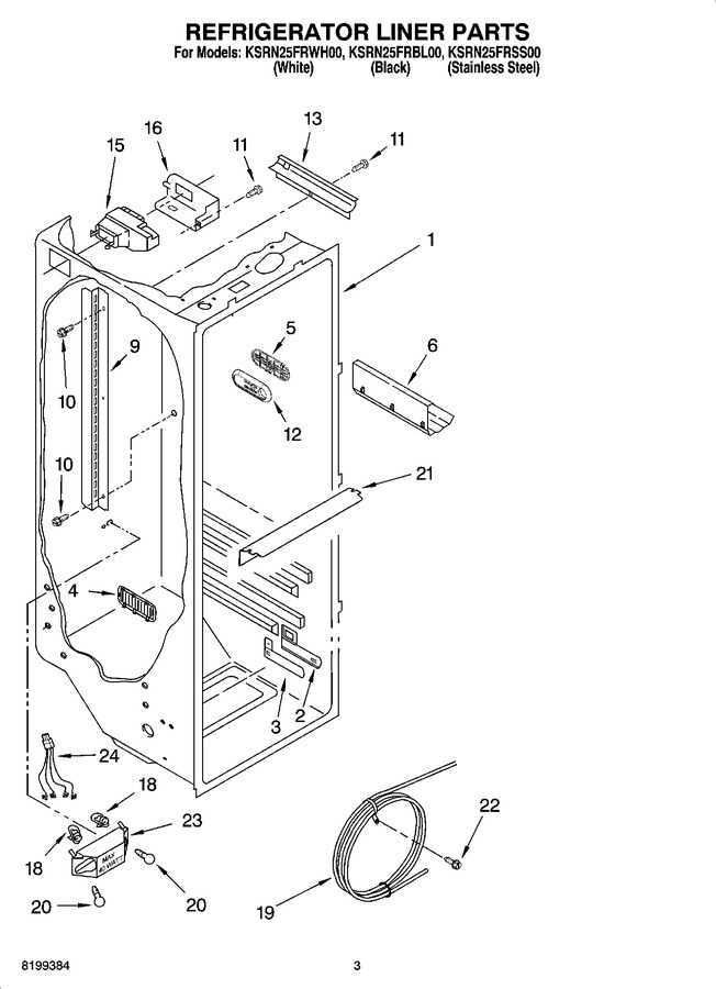 Diagram for KSRN25FRSS00