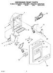 Diagram for 09 - Dispenser Front Parts