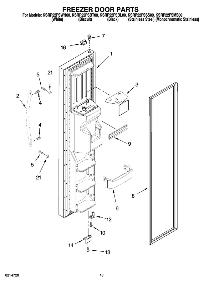 Diagram for KSRP22FSWH00